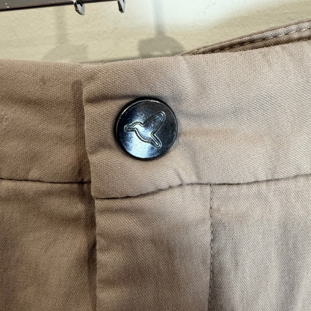 Bird Dogs Chino Pants Khaki Flat Front Zip Pocket Stretch Men's 36x30 - Picture 6 of 9